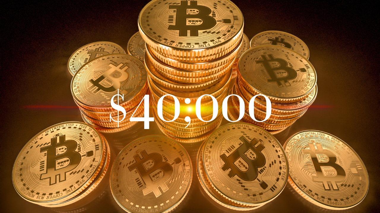 Bitcoin Surges Past 40 000 Skribr